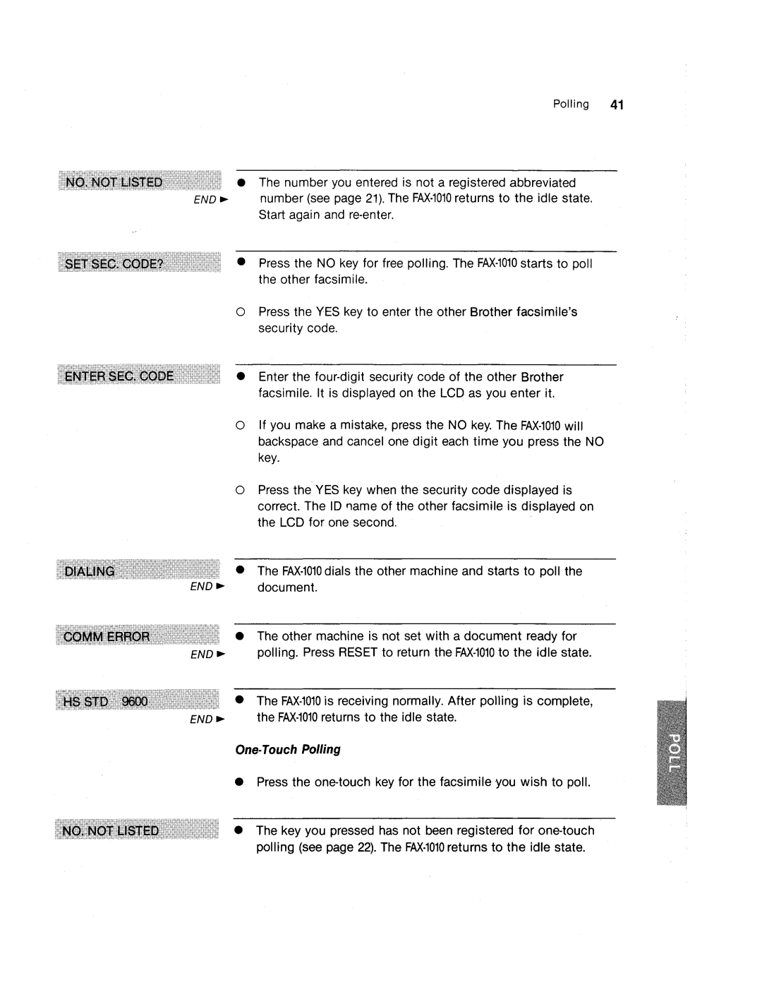 Brother FAX-1010 manual 