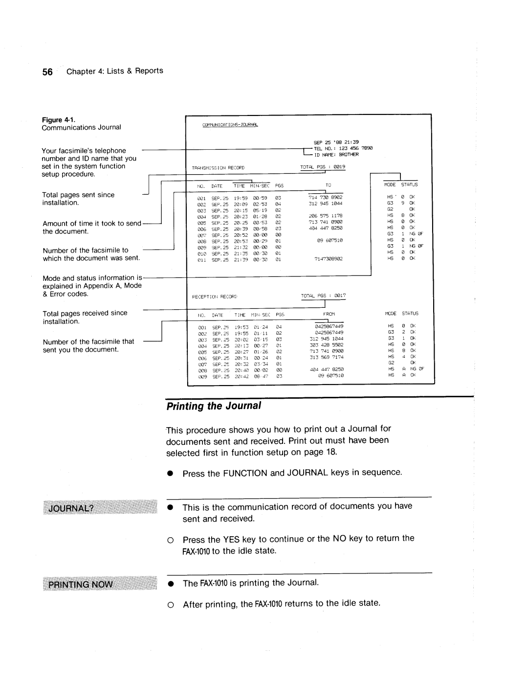 Brother FAX-1010 manual 