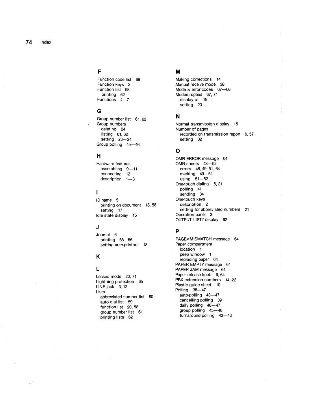 Brother FAX-1010 manual 