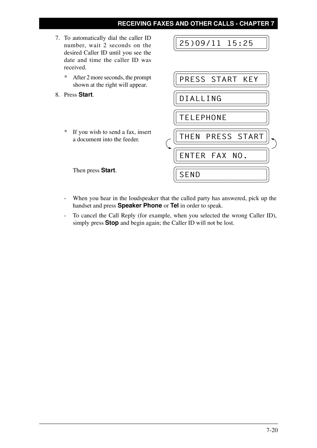 Brother FAX-1030Plus, Fax-1020Plus owner manual 2509/11 