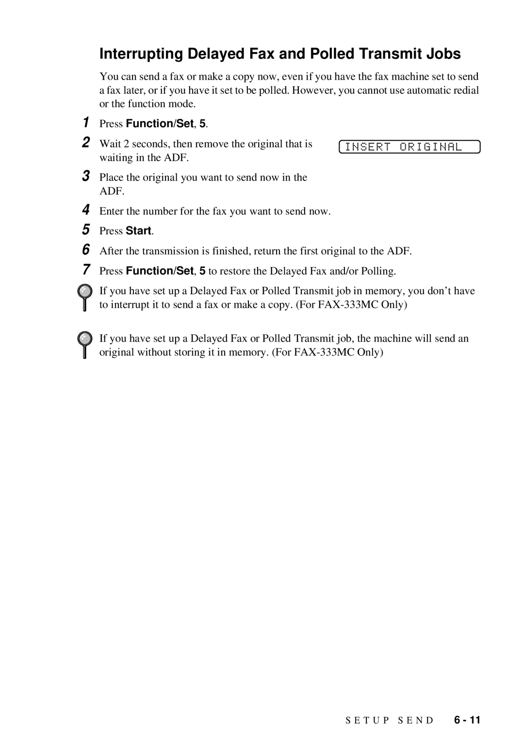 Brother FAX-222, FAX-202 owner manual T U P S E N D 