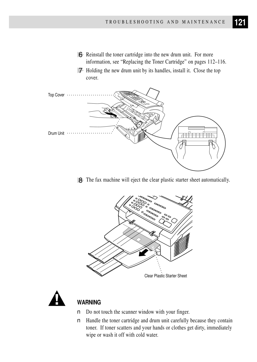 Brother FAX 3750, FAX 2750 manual 121 