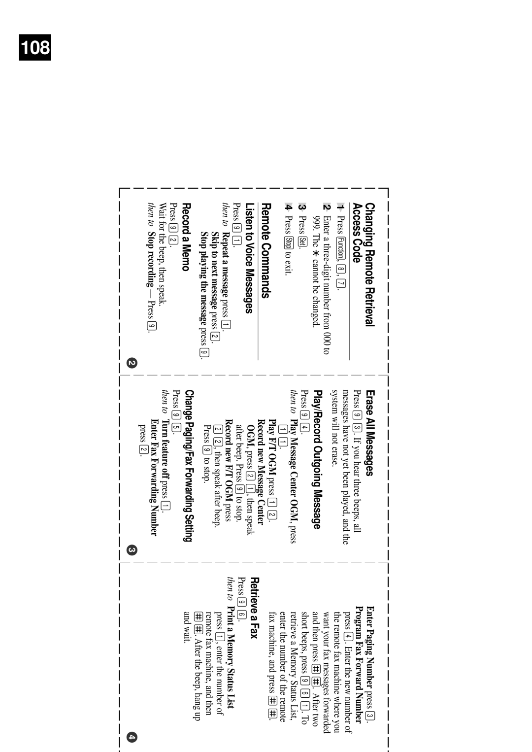 Brother FAX 375MC, FAX 355MC owner manual 108 