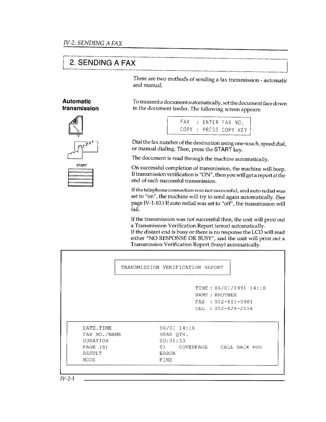 Brother FAX-400 manual 