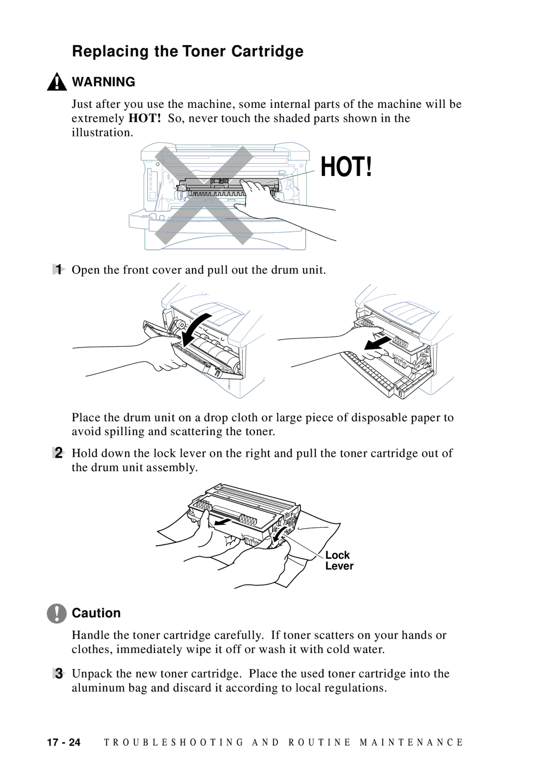 Brother FAX 4750 manual Lock 