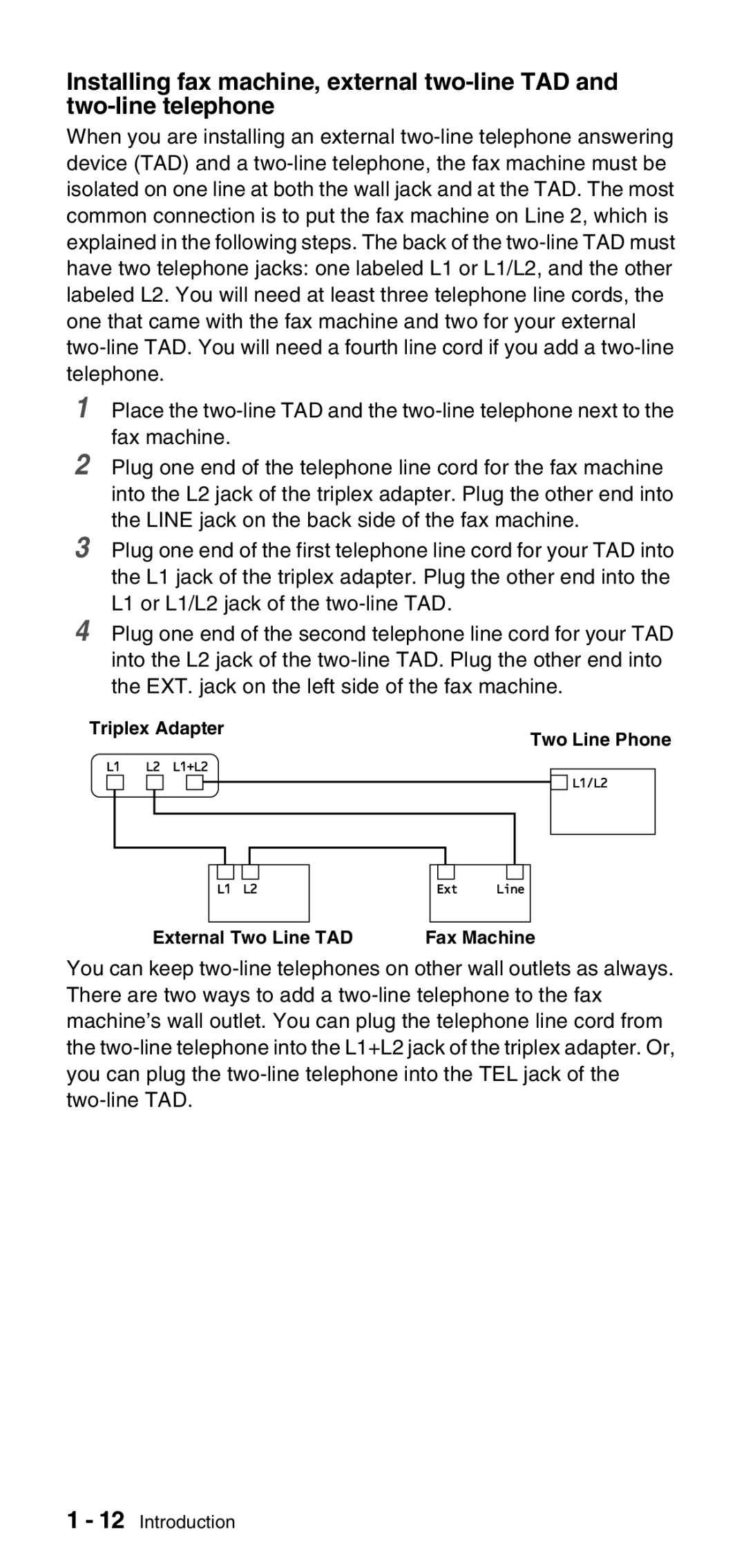 Brother FAX-575 manual Introduction 