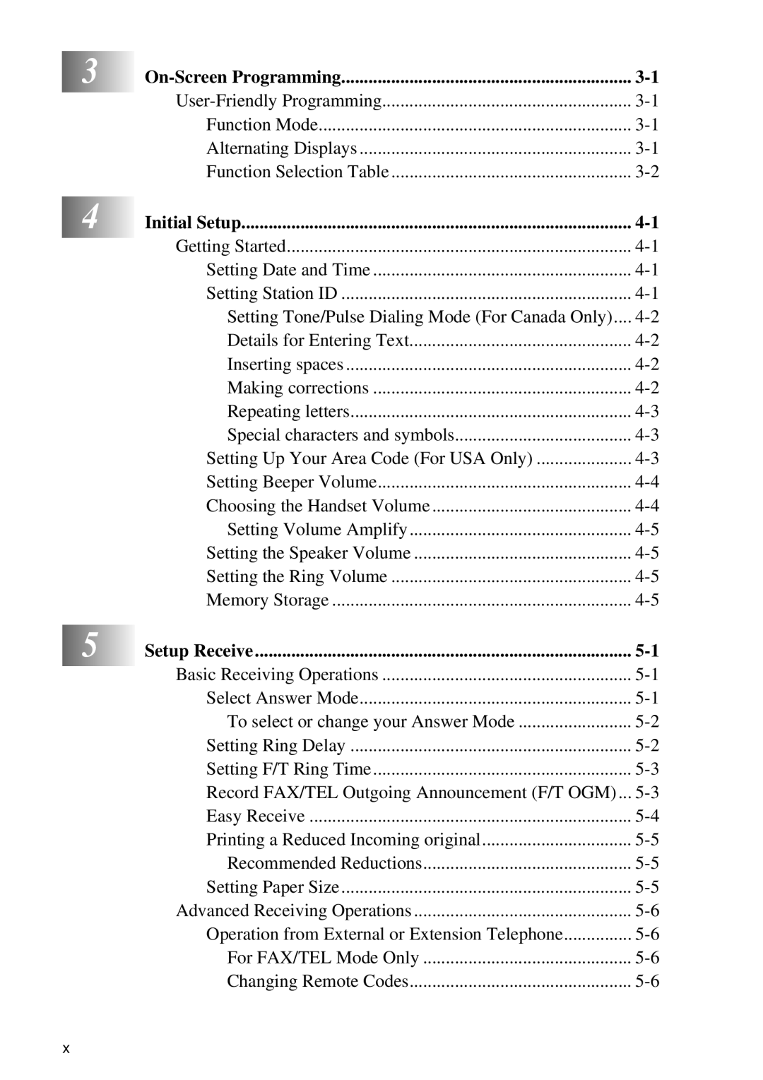 Brother FAX 580MC owner manual On-Screen Programming 