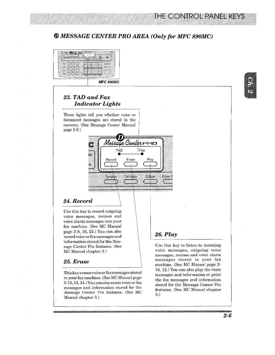 Brother MFC-695, FAX-675, FAX-615, FAX-625, FAX-635, MFC-890MC, MFC-690, MFC-670 manual 