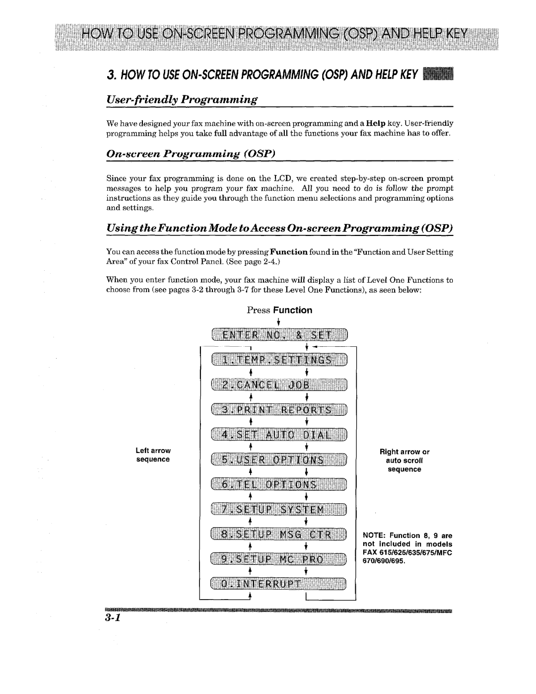 Brother FAX-675, FAX-615, FAX-625, FAX-635, MFC-890MC, MFC-690, MFC-670, MFC-695 manual 