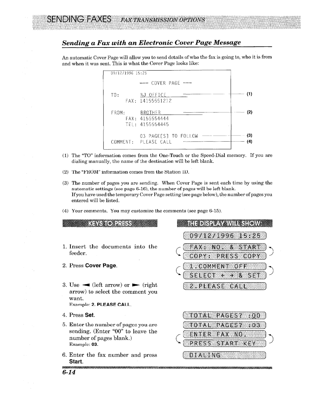 Brother FAX-625, FAX-675, FAX-615, FAX-635, MFC-890MC, MFC-690, MFC-670, MFC-695 manual 