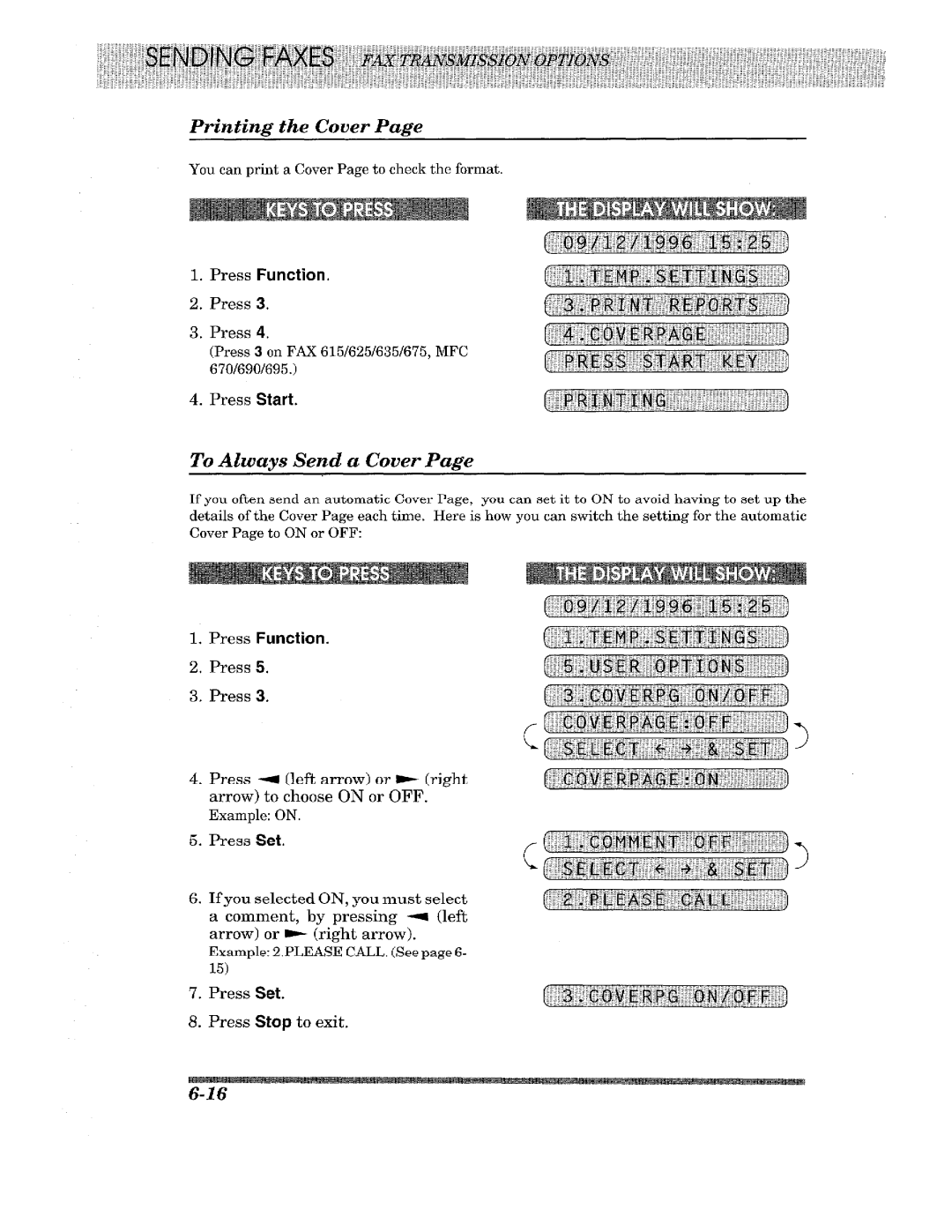 Brother MFC-890MC, FAX-675, FAX-615, FAX-625, FAX-635, MFC-690, MFC-670, MFC-695 manual 