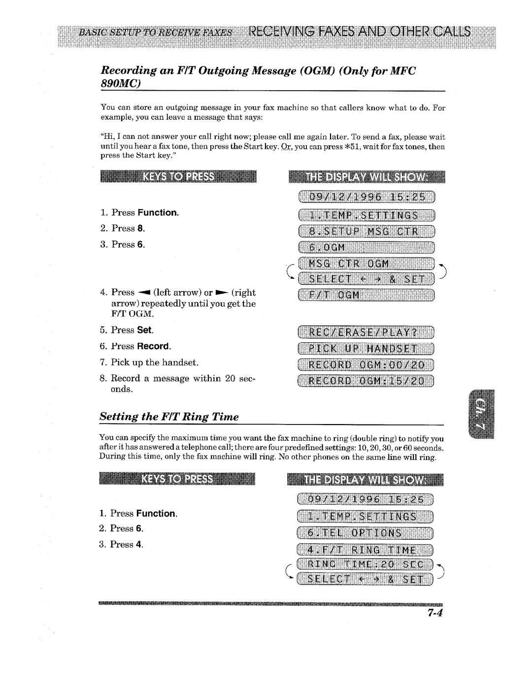 Brother MFC-690, FAX-675, FAX-615, FAX-625, FAX-635, MFC-890MC, MFC-670, MFC-695 manual 