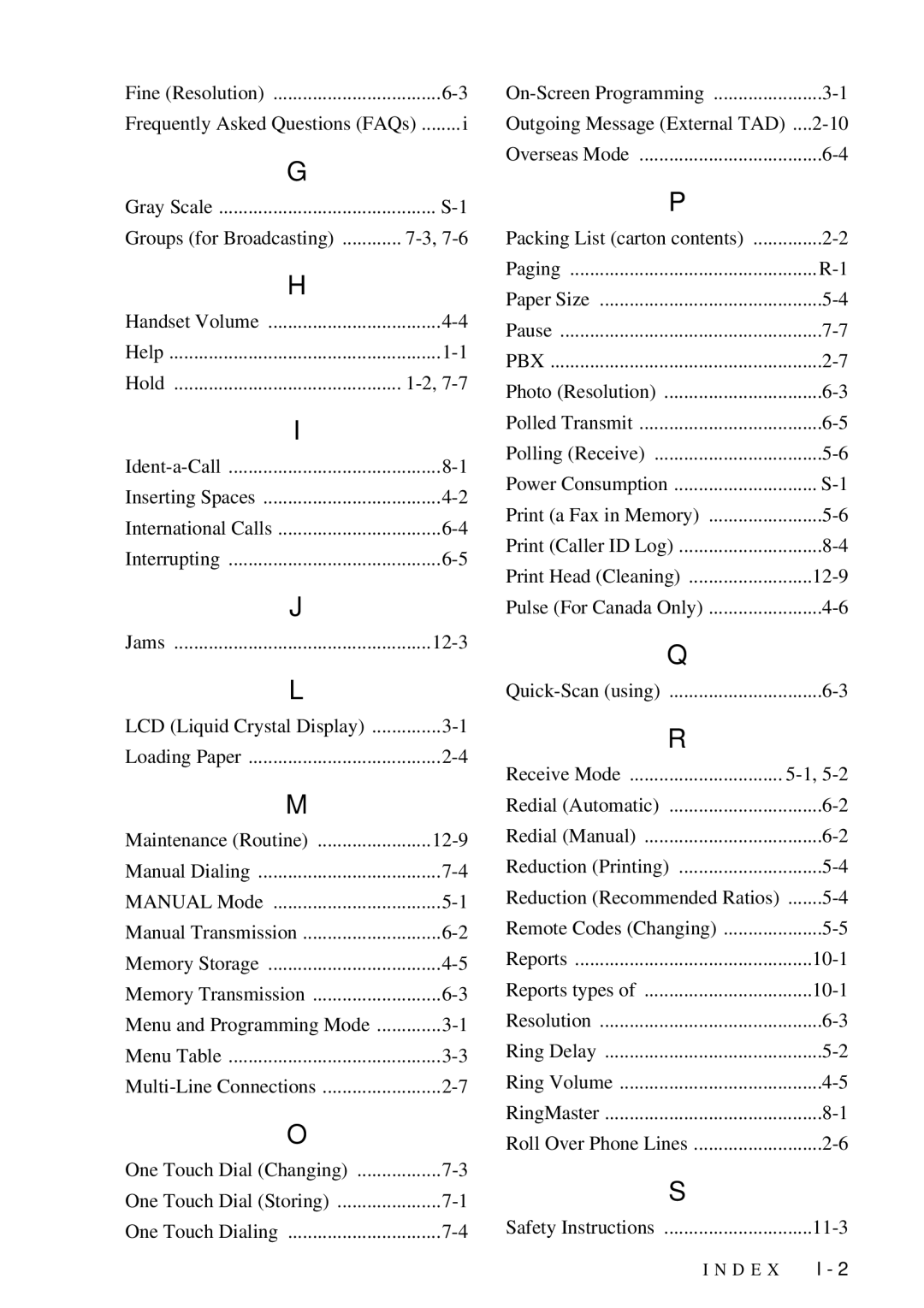 Brother FAX-775 owner manual Fine Resolution 