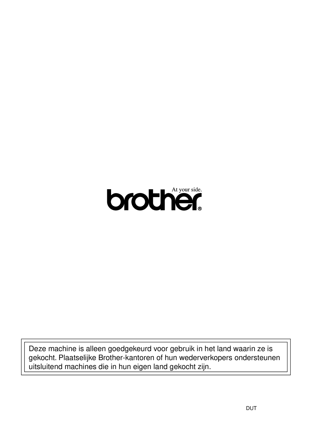 Brother FAX-8070P, MFC-9070 manual Dut 