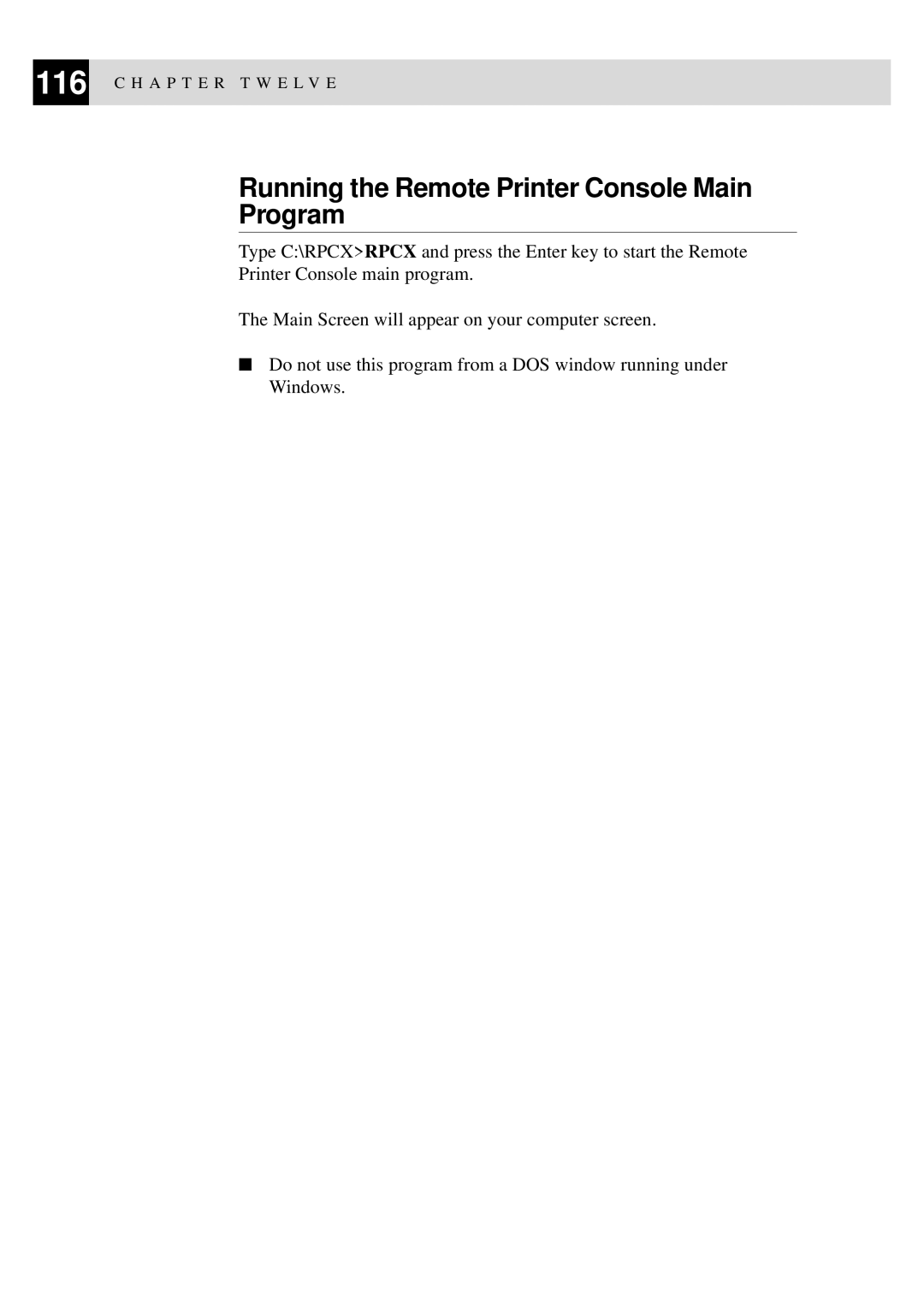 Brother FAX-8350P, MFC-9650 owner manual Running the Remote Printer Console Main Program 