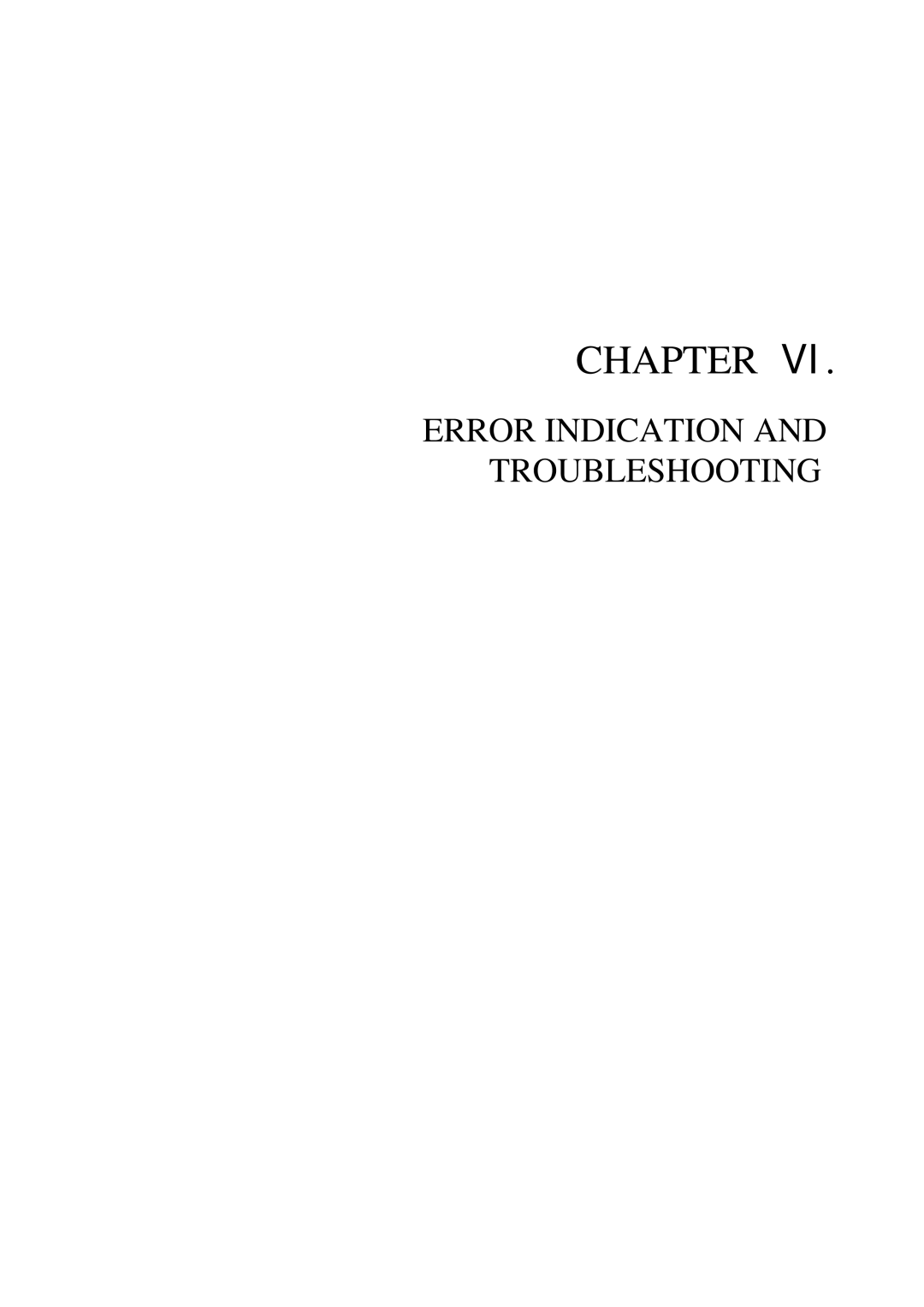 Brother FAX-8650P service manual Error Indication and Troubleshooting 