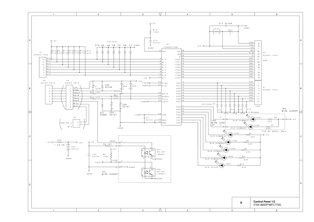 Brother service manual FAX-8650P/MFC7750 