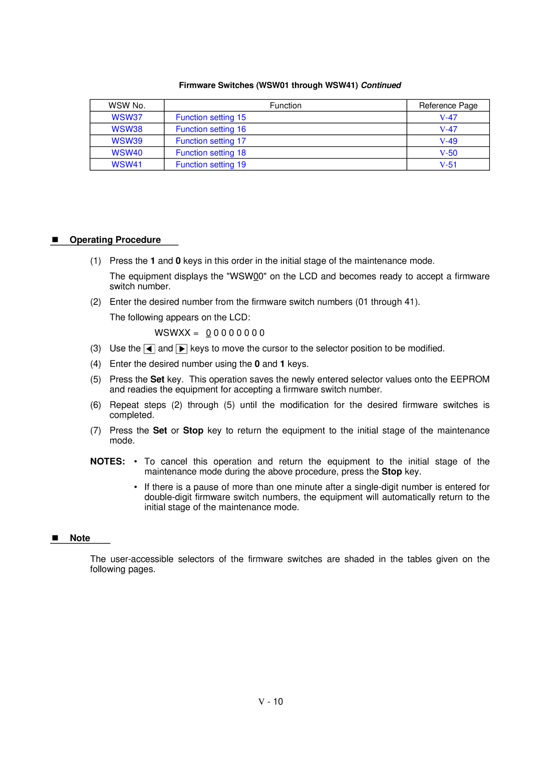 Brother FAX-8650P service manual Operating Procedure 