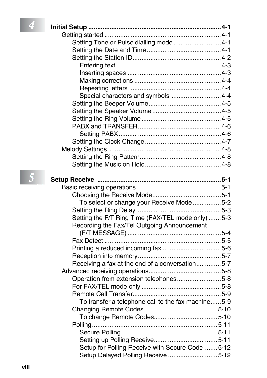 Brother FAX-T98 manual Message 