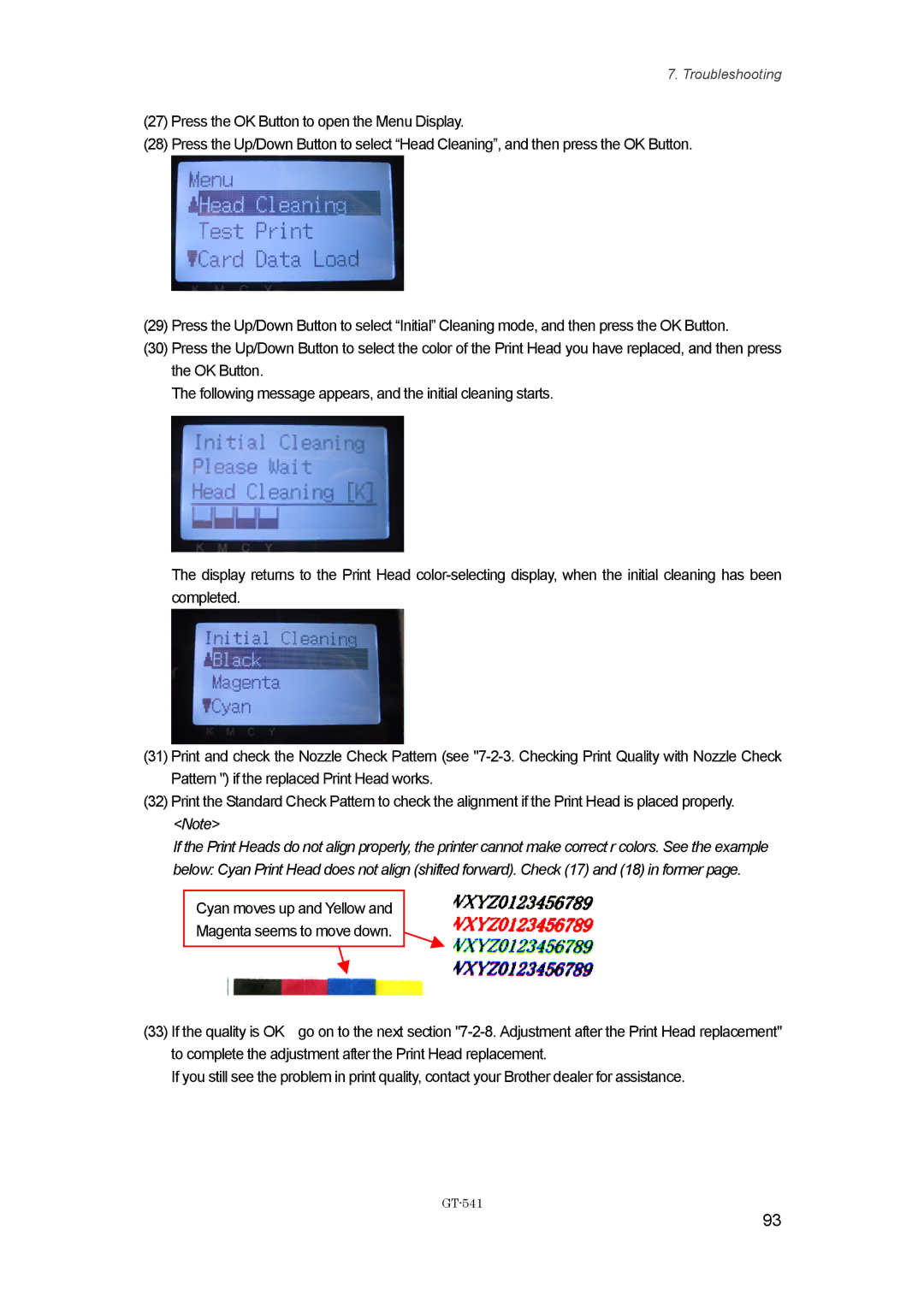 Brother GT541, GT-%$! instruction manual Troubleshooting 