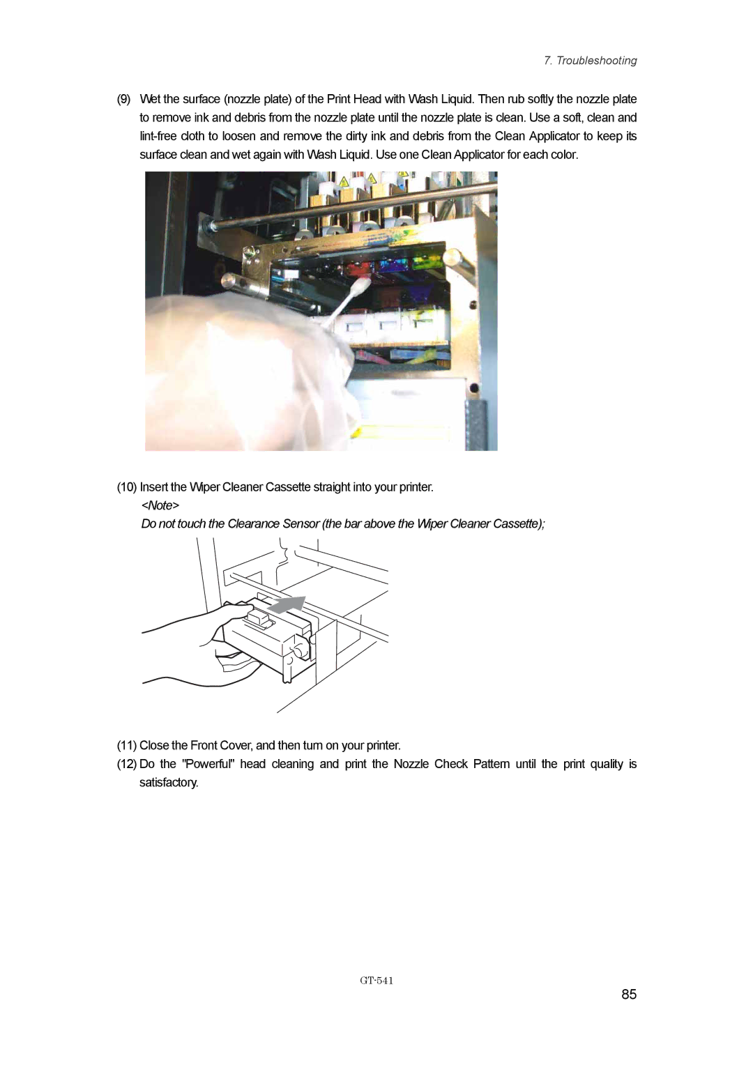 Brother GT541, GT-%$! instruction manual Troubleshooting 