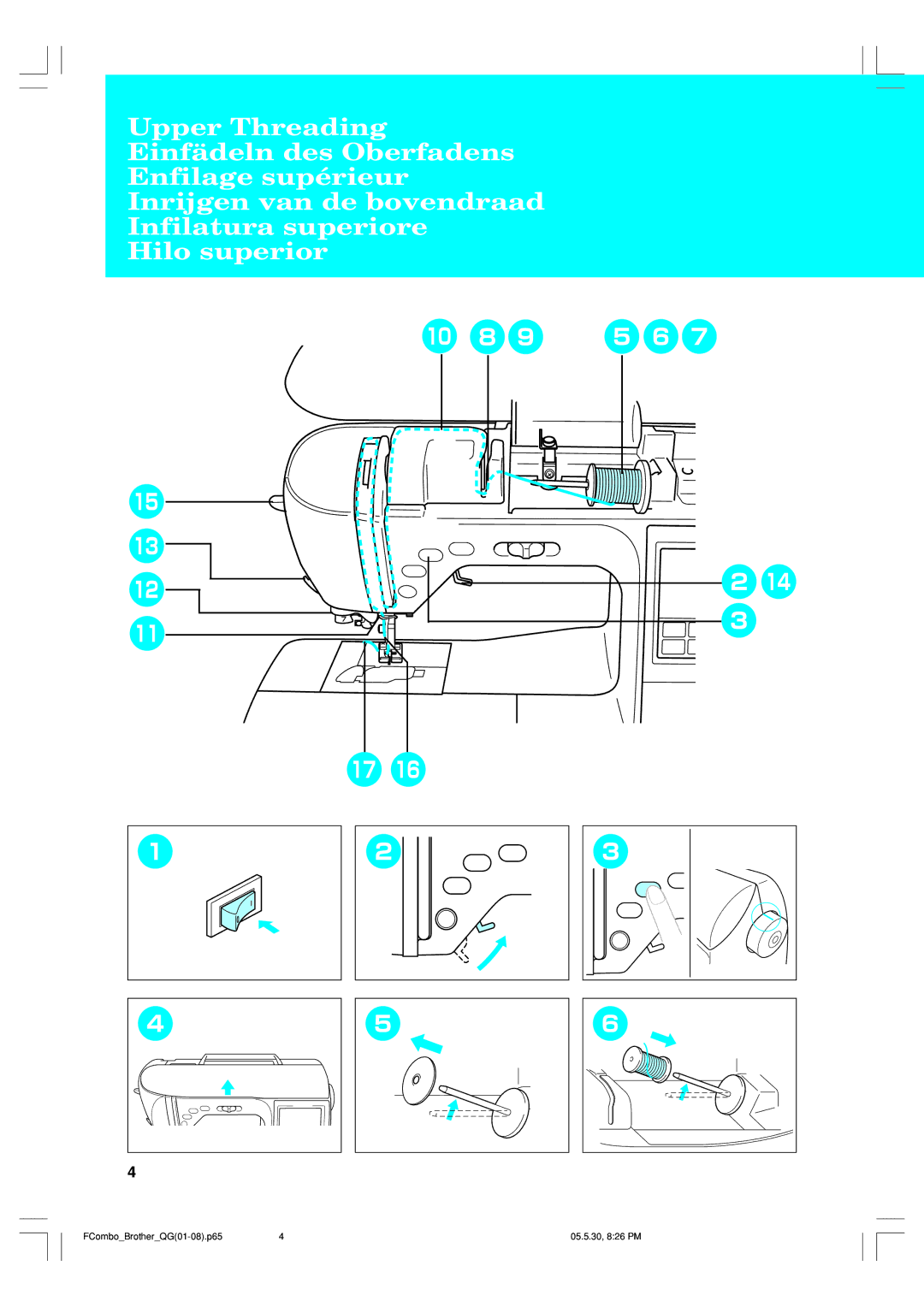 Brother H1-H4, 882-U10 manual B a 