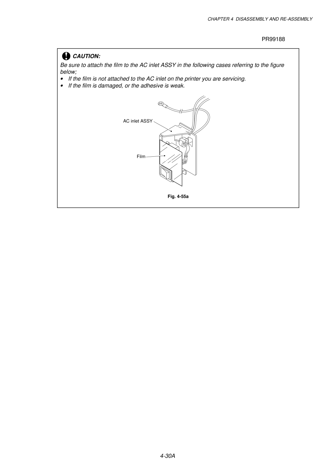 Brother 1240, HL-1030, 1250 service manual 30A 