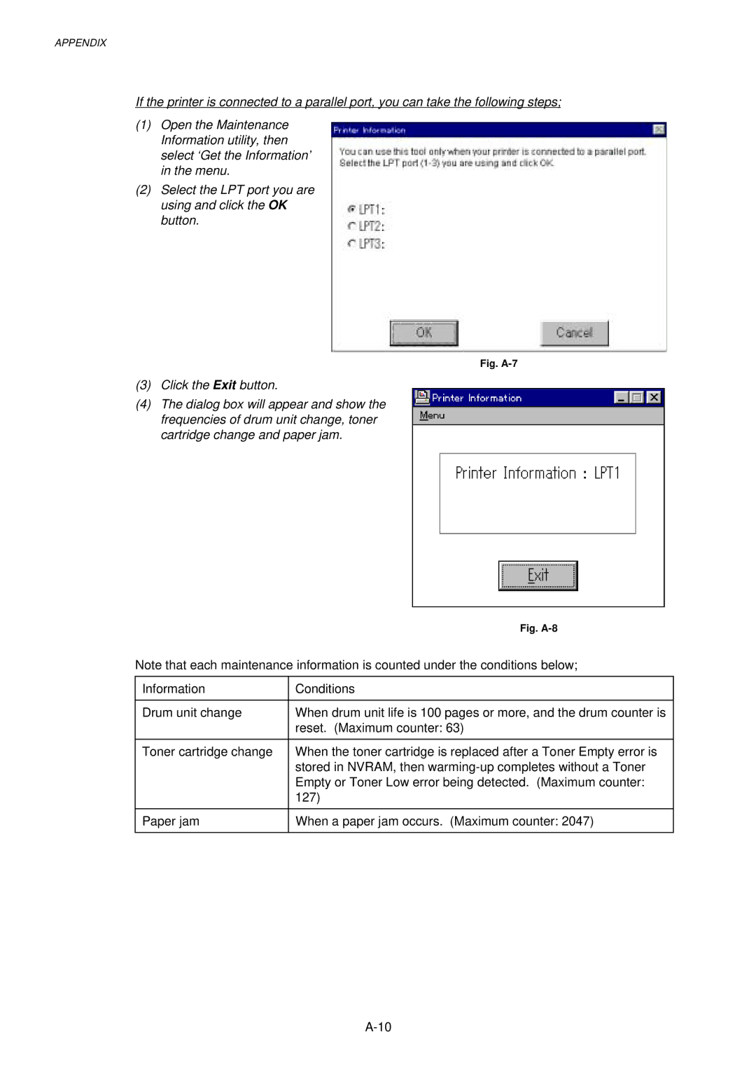 Brother 1250, HL-1030, 1240 service manual Fig. A-7 