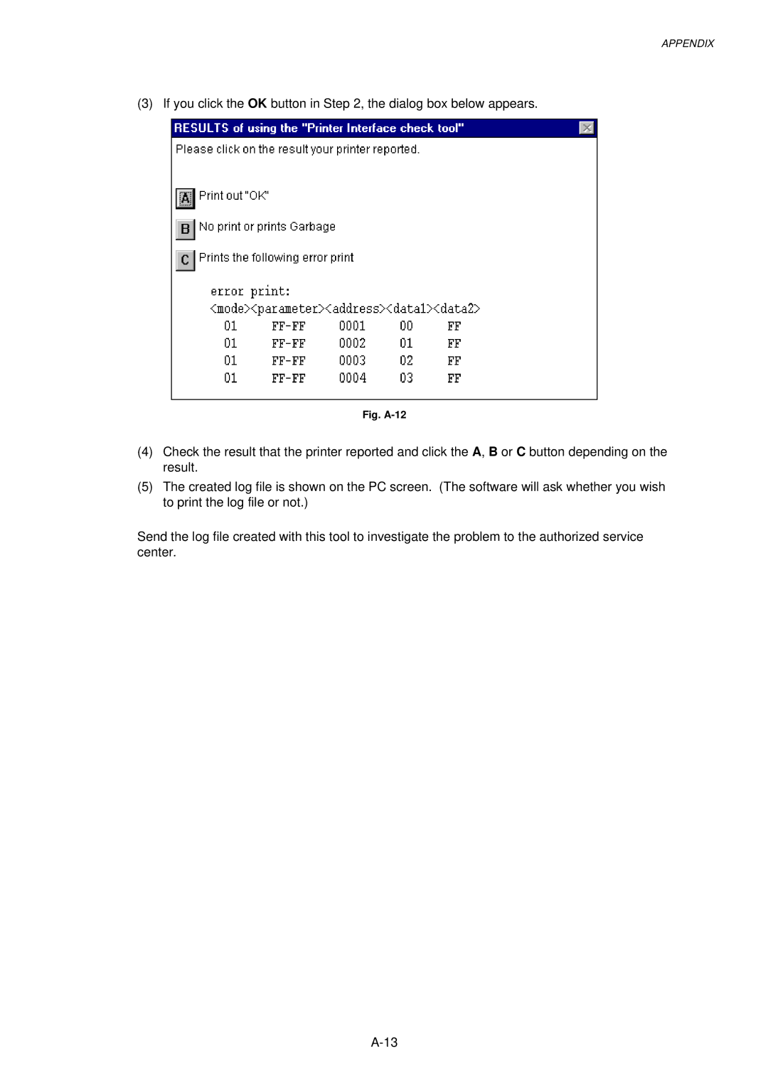 Brother 1250, HL-1030, 1240 service manual If you click the OK button in , the dialog box below appears 