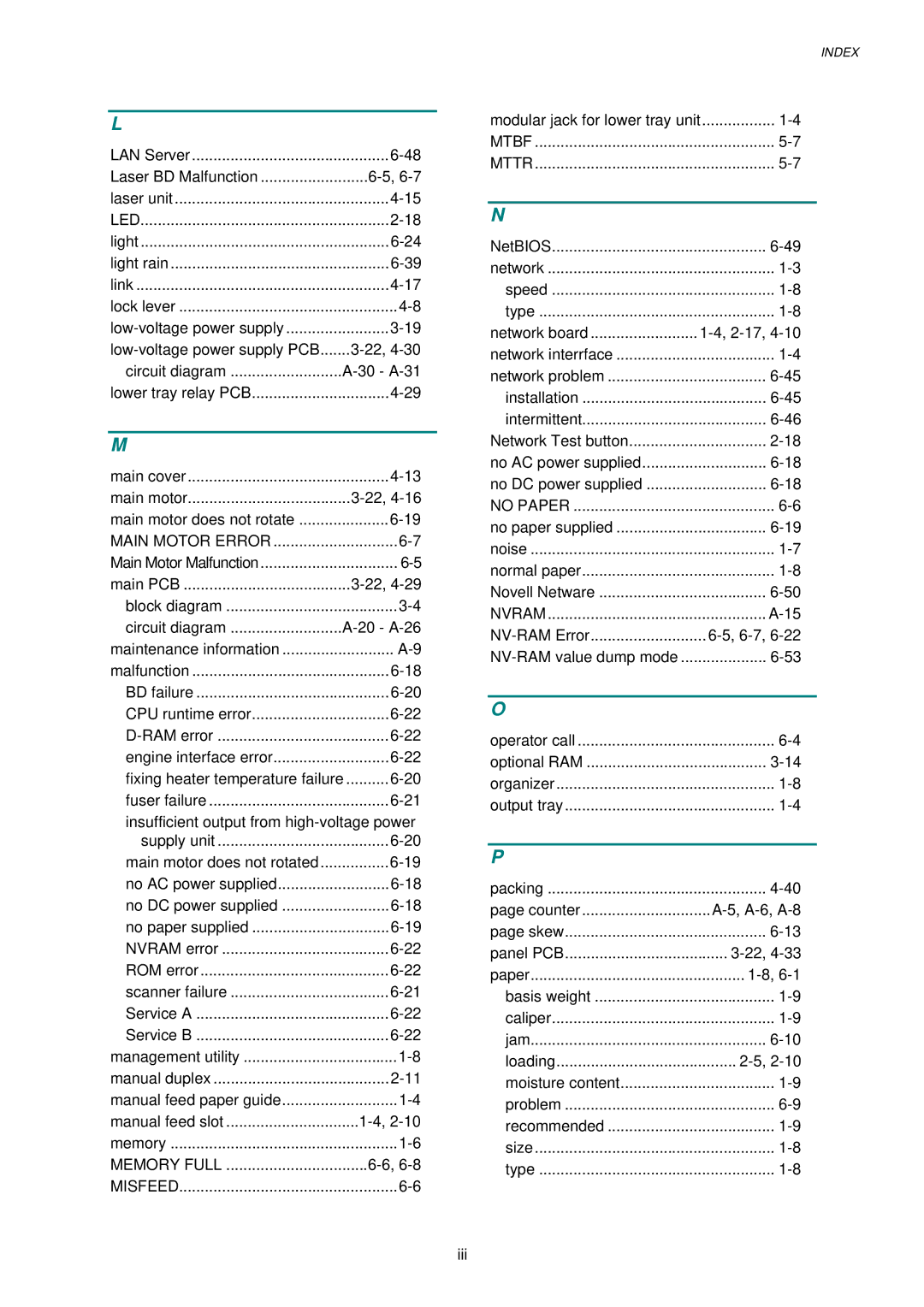 Brother 1250, HL-1030, 1240 service manual 22,4-30 