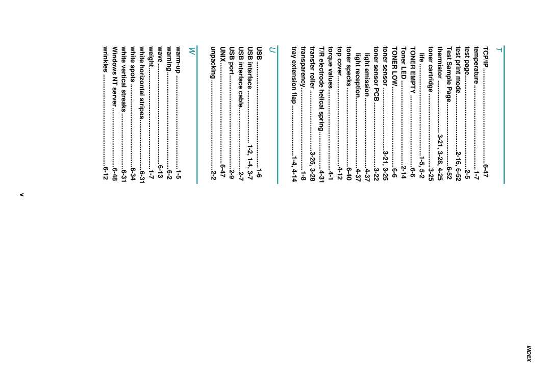 Brother 1240, HL-1030, 1250 service manual 1-4 