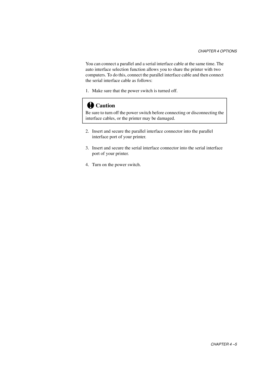 Brother HL-1060 Series manual Options 