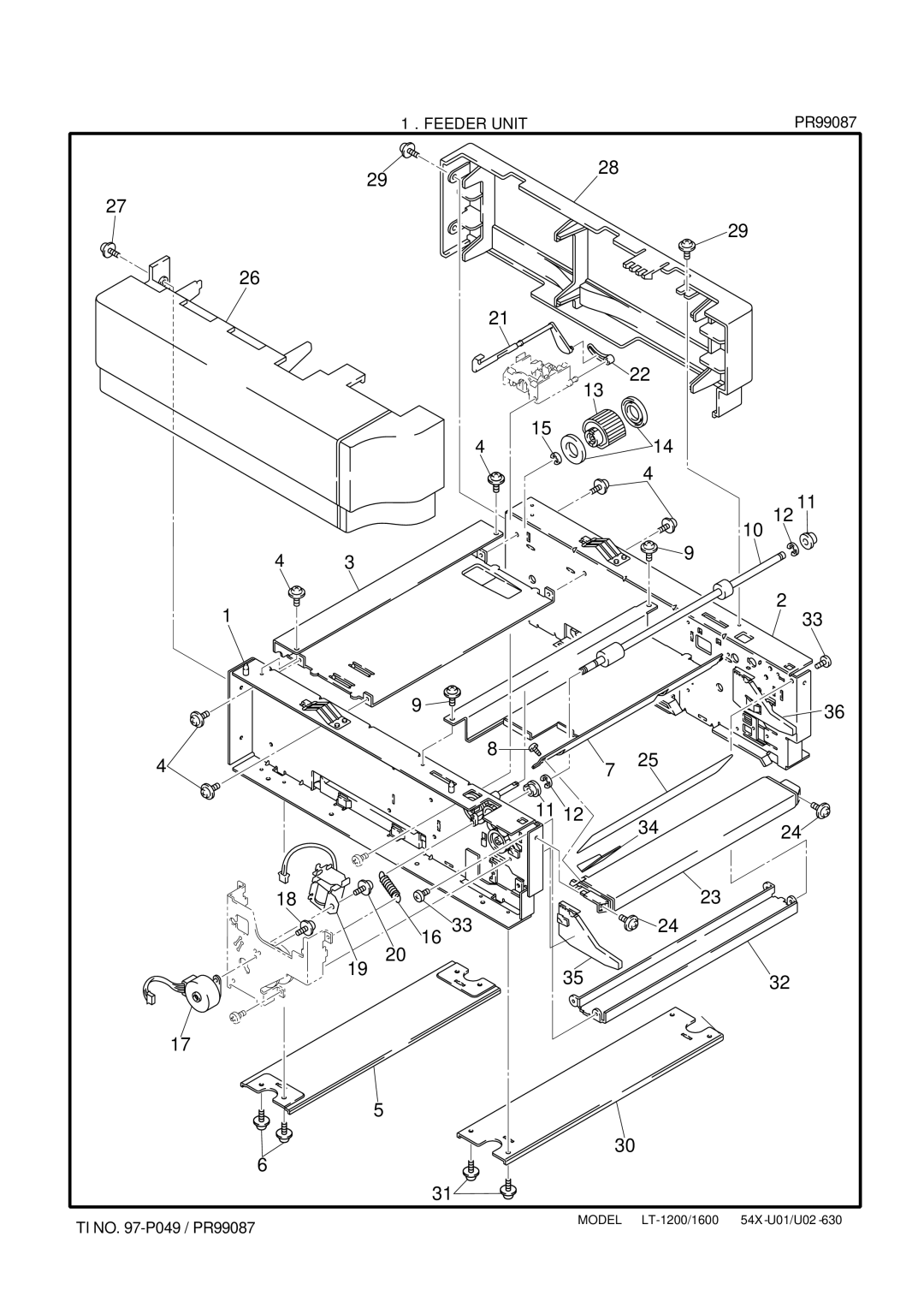 Brother HL-1260 service manual TI no -P049 / PR99087 