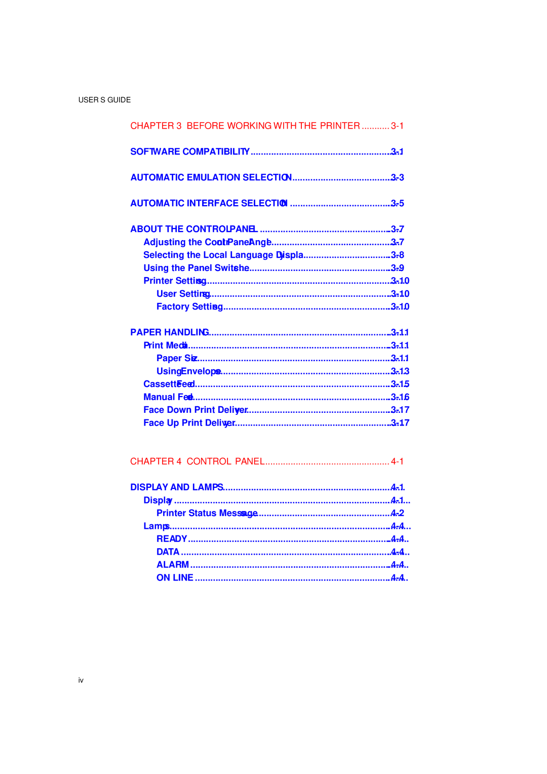 Brother HL-1260 service manual Before Working with the Printer 