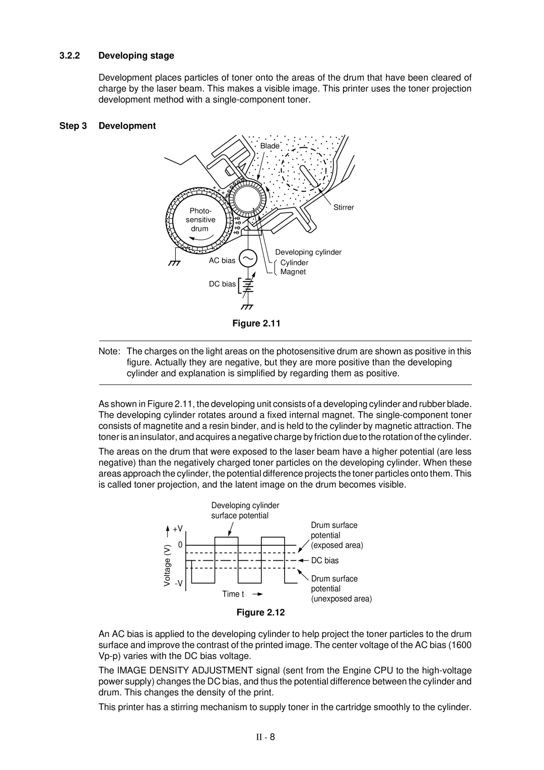 Brother HL-1260 service manual Developing stage, Development 