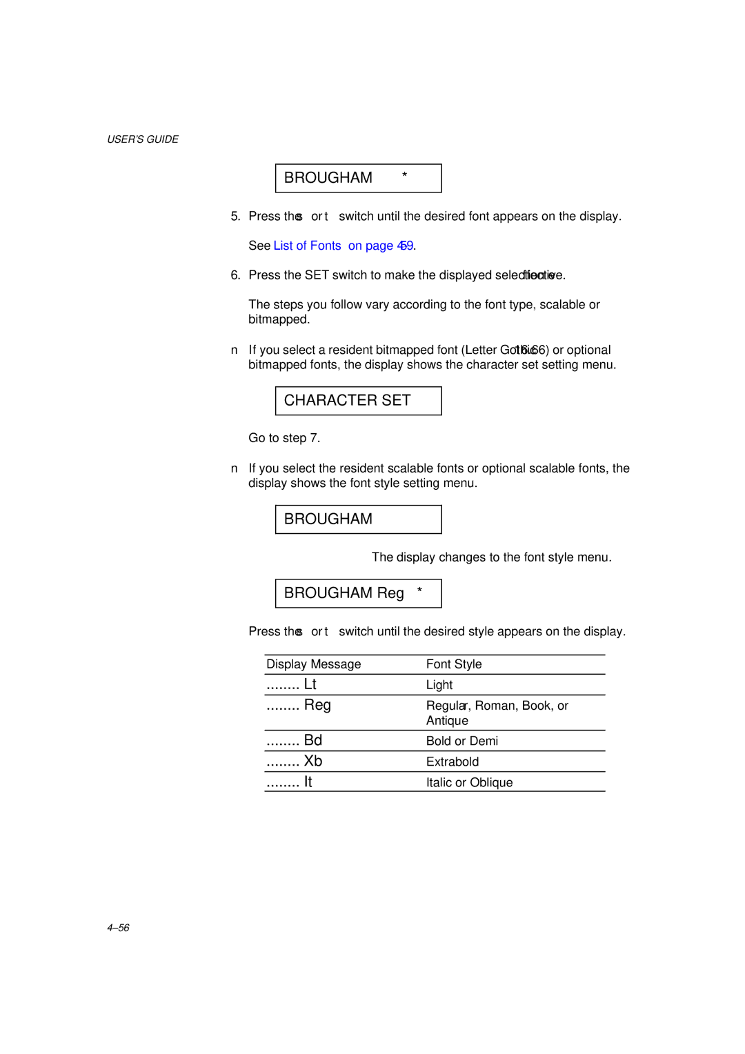 Brother HL-1260 service manual Brougham Reg 