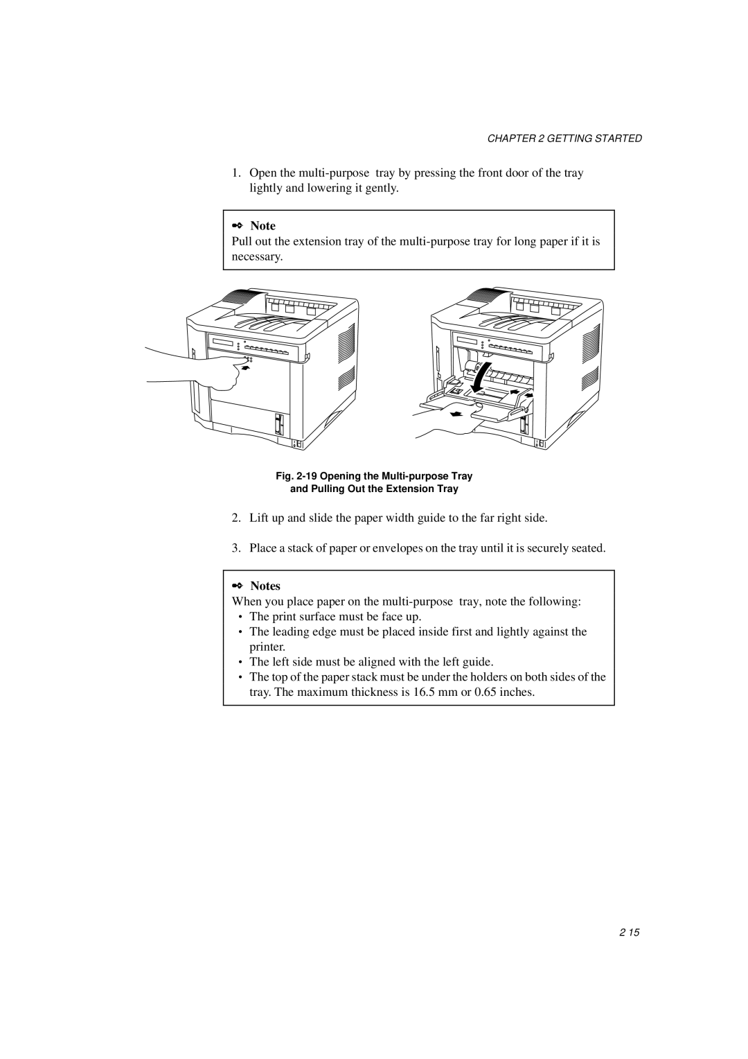 Brother HL-1260E manual Getting Started 