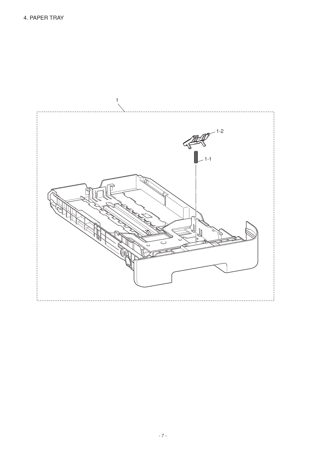 Brother HL-2140/2150N/2170W manual Paper Tray 