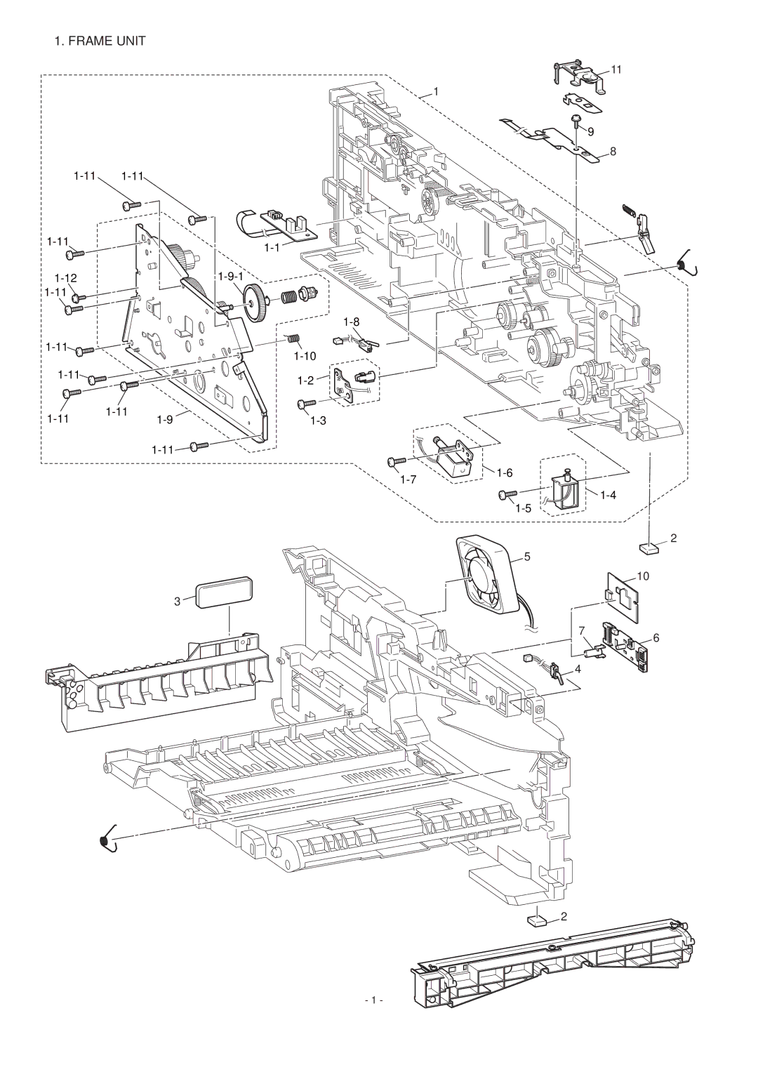 Brother HL-2140/2150N/2170W manual Frame Unit 