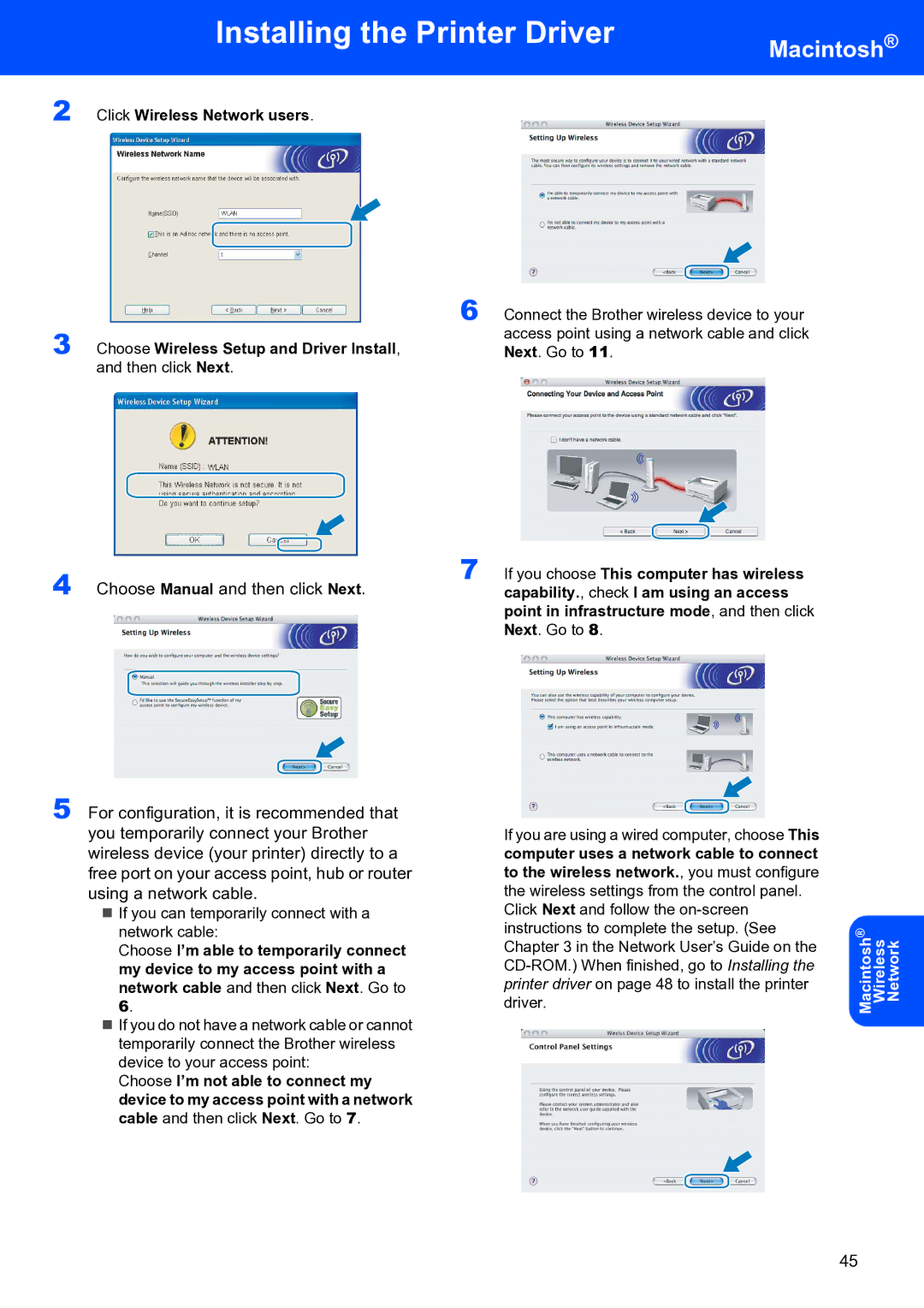 Brother HL-4070CDW setup guide Choose Manual and then click Next 