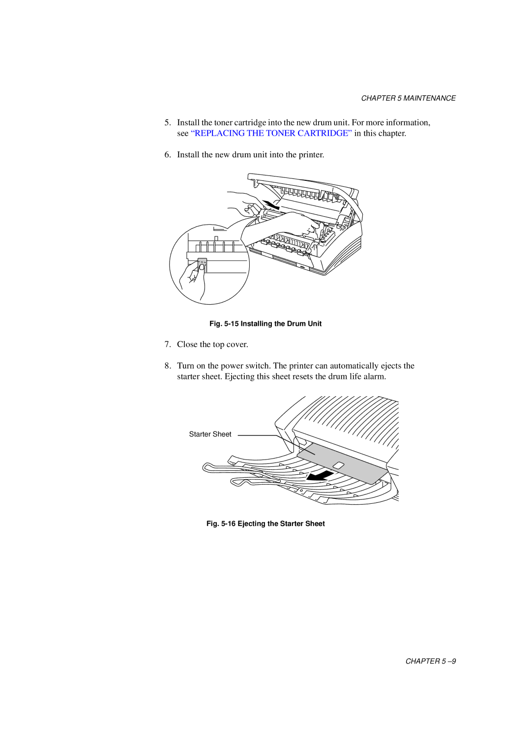 Brother HL-700 Series manual Installing the Drum Unit 