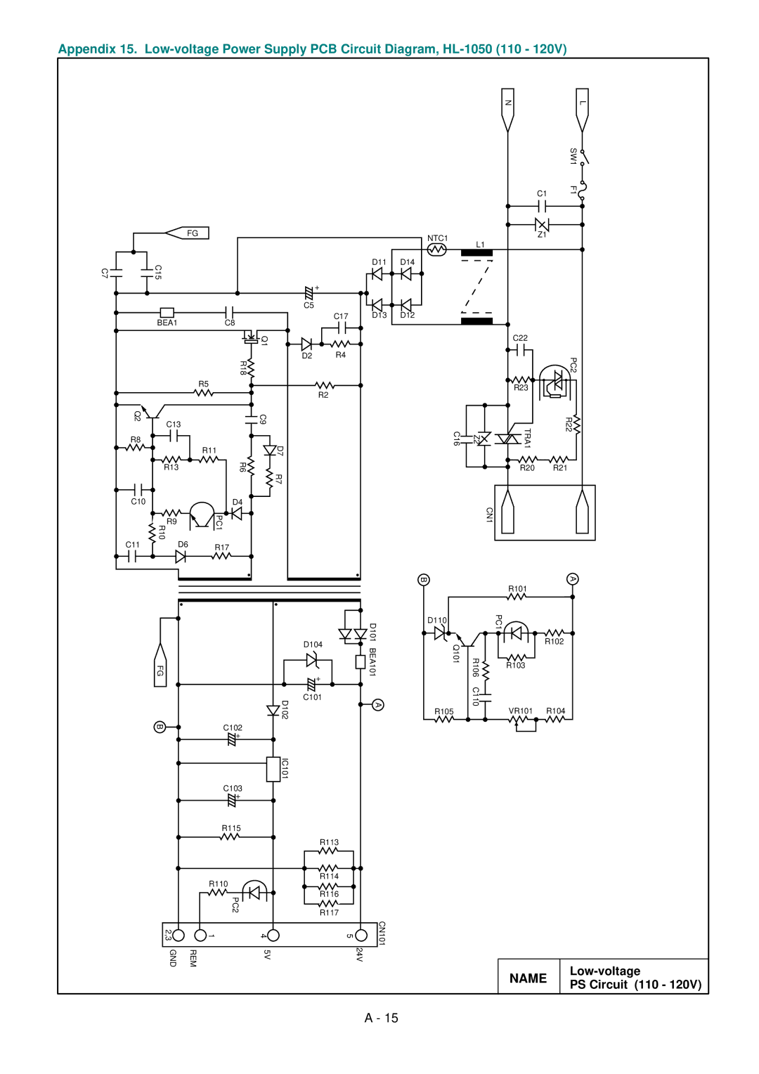 Brother HL-820, HL-1020, HL-1040 manual C17 D13 D12 C22 R18 