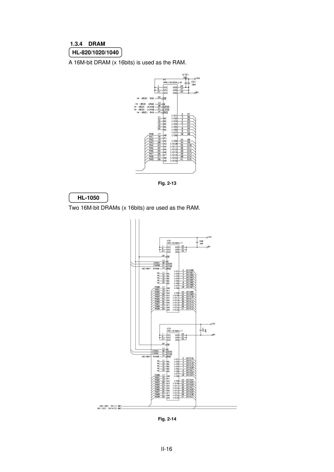 Brother HL-1040, HL-1020 manual Dram HL-820/1020/1040 