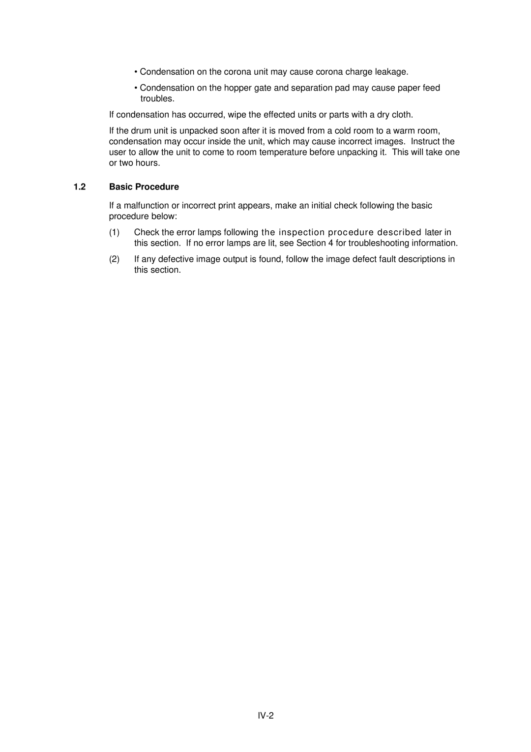 Brother HL-820, HL-1020, HL-1040 manual Basic Procedure 