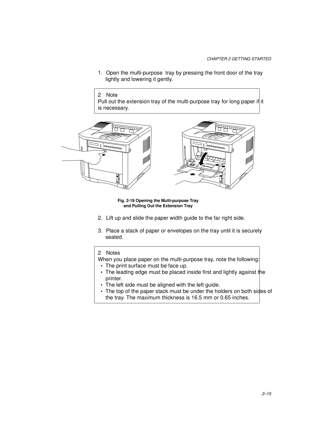 Brother HL-960 manual Getting Started 