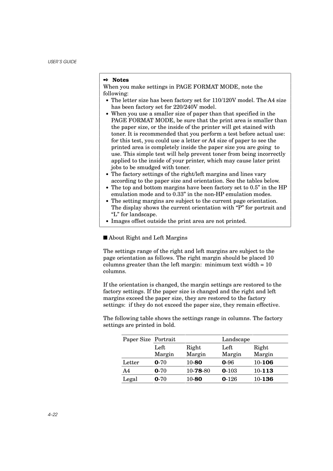 Brother HL-960 manual USER’S Guide 