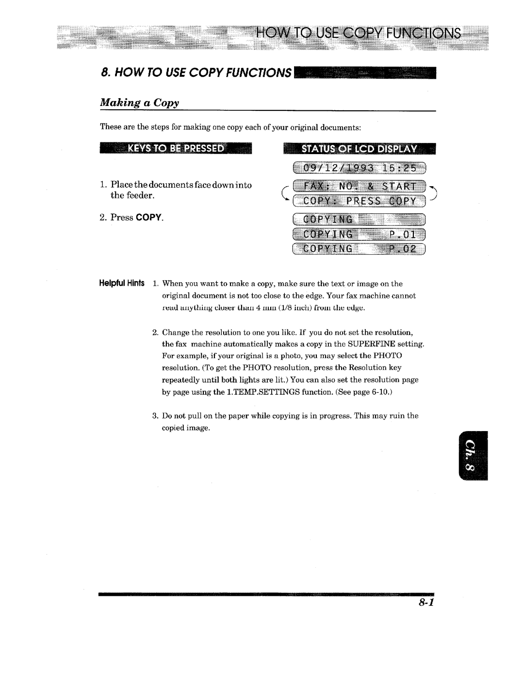 Brother IntelliFax-680, IntelliFax-800 manual 