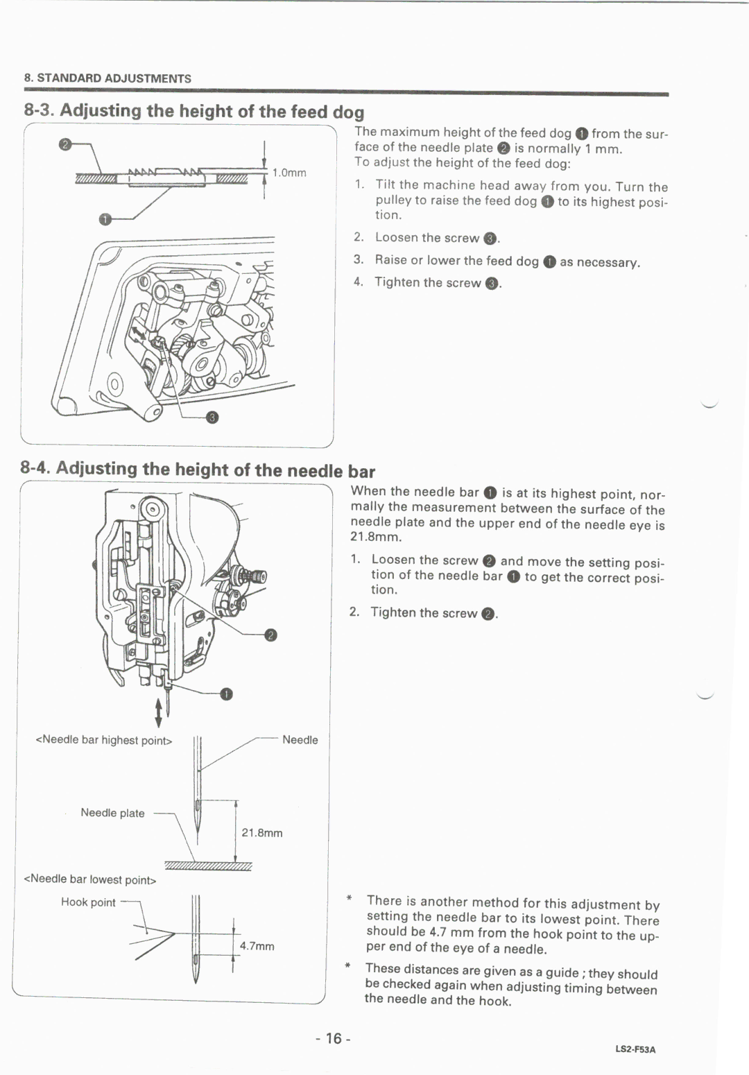 Brother LS2-F53A manual 