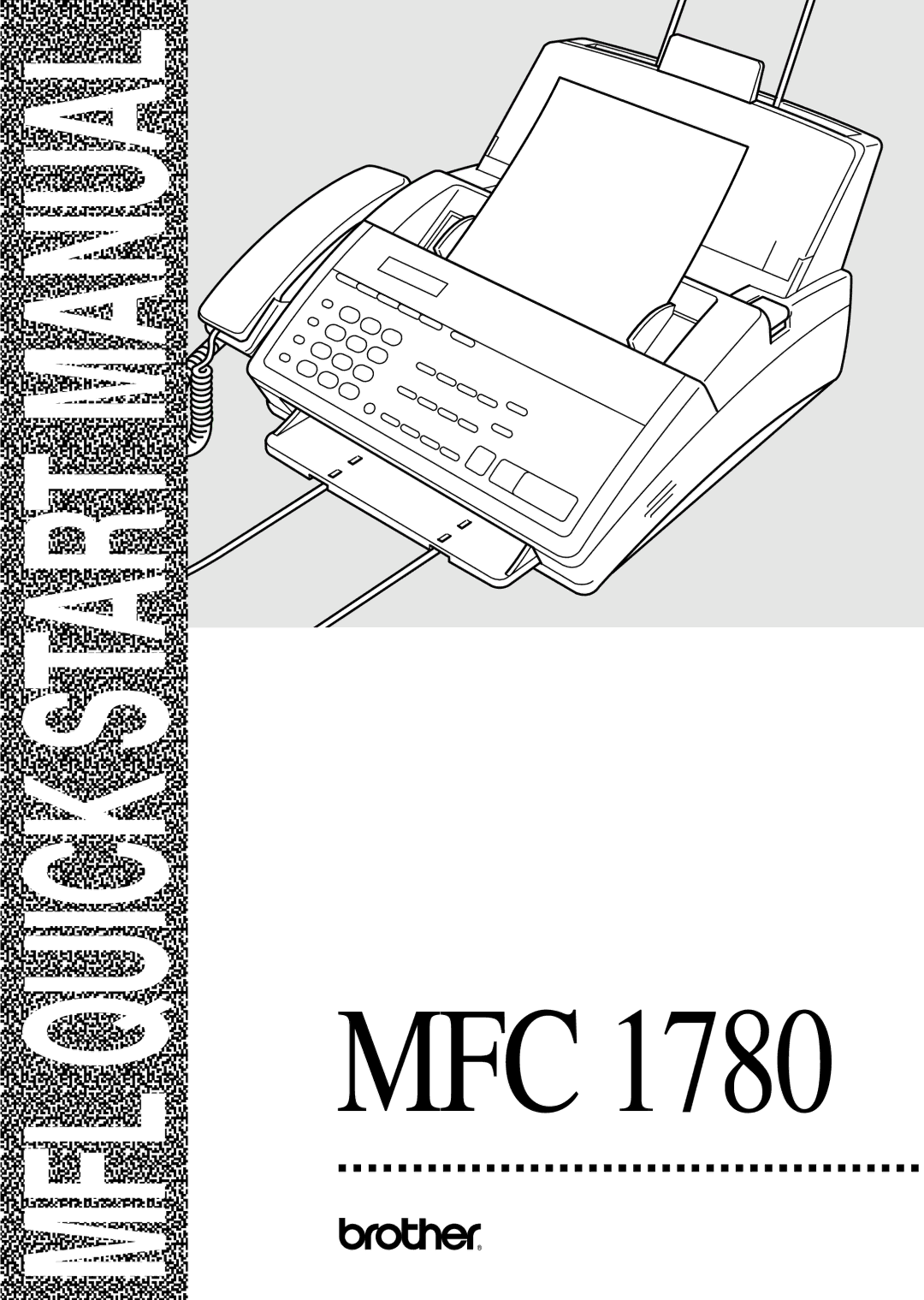 Brother MFC-1780 quick start manual Mfc 