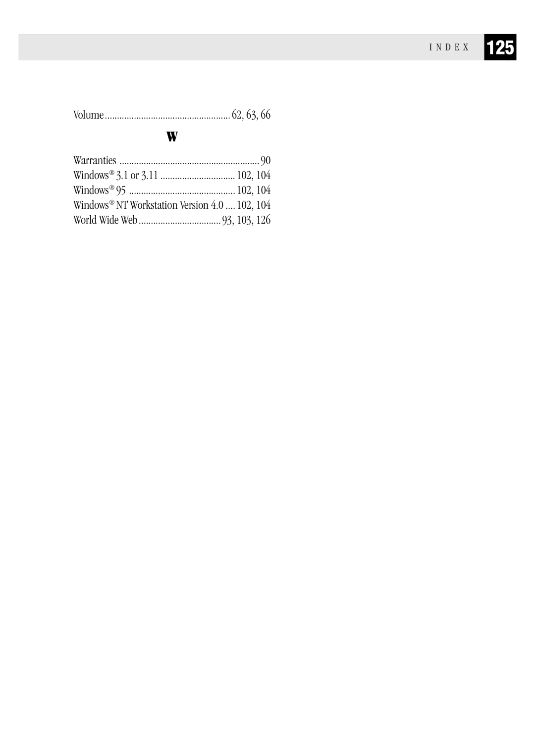 Brother MFC 1870MC, MFC 1970MC, FAX1 570MC owner manual 62, 63, 102, 93, 103 